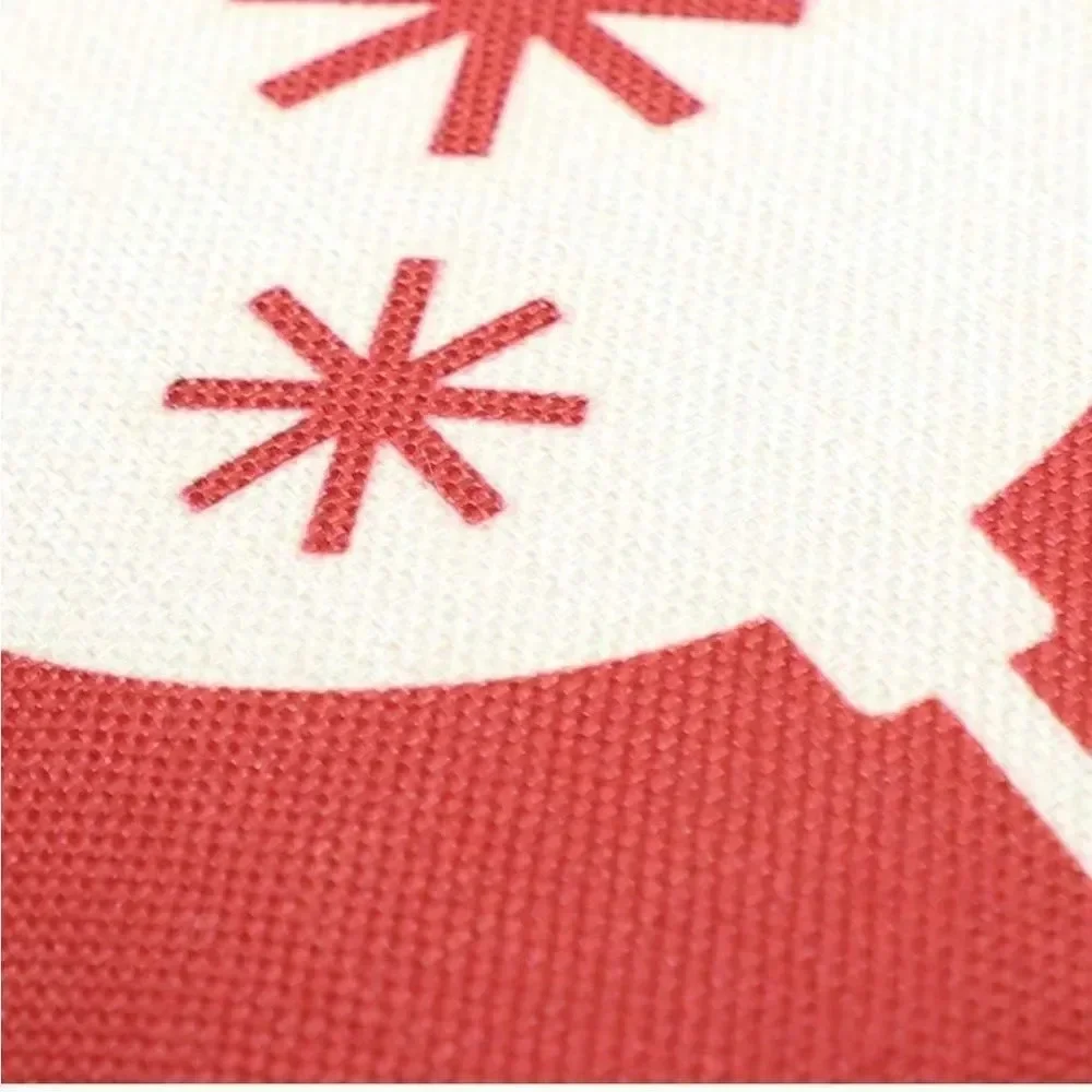 Set 4 Red/White‎ Christmas Pillow Covers